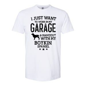 Boykin Spaniel Dad Car Garage Hangout Funny Gift Softstyle CVC T-Shirt