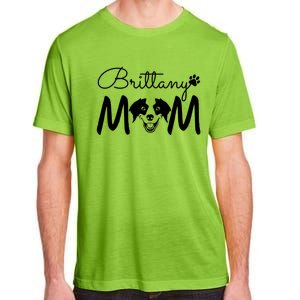 Brittany Spaniel Dog Rescue Brittany Mom Gift Adult ChromaSoft Performance T-Shirt