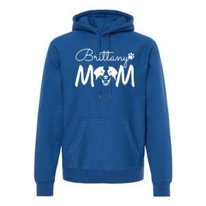 Brittany Spaniel Dog Rescue Brittany Mom Gift Premium Hoodie