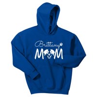 Brittany Spaniel Dog Rescue Brittany Mom Gift Kids Hoodie