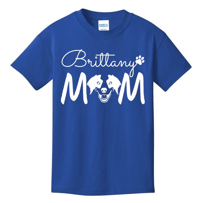 Brittany Spaniel Dog Rescue Brittany Mom Gift Kids T-Shirt