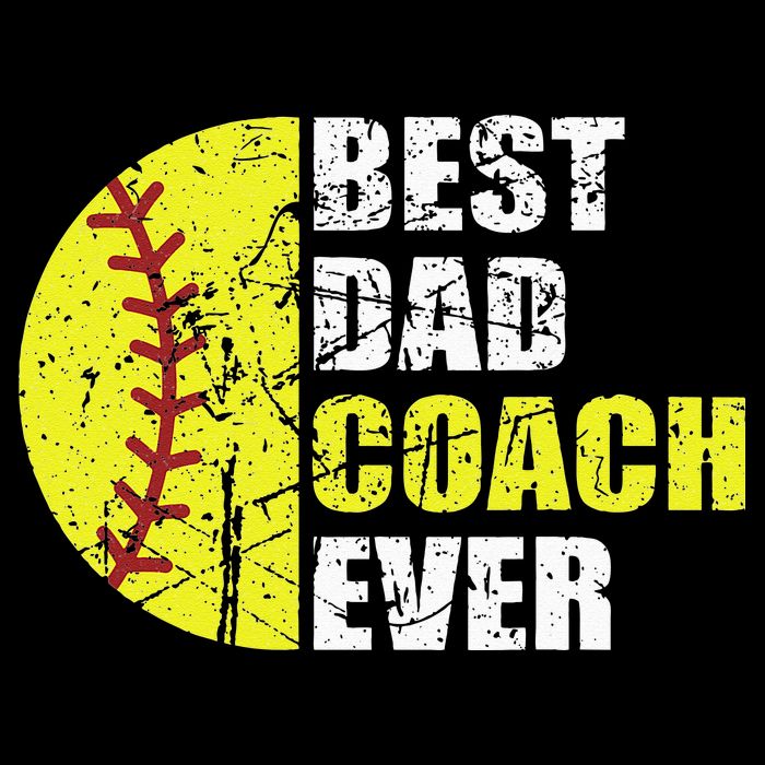 Best Softball Dad Coach Ever Retro Father Softball Coach Dad 16 in Basic Backpack