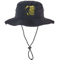Bigfoot Sasquatch Dude I'm Right Here Funny Men Vintage Bucket Hat