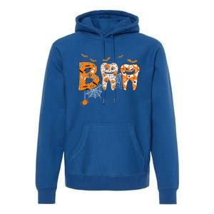 Boo Spooky Dentist Halloween Teeth Pumpkin Dental Hygienist Gift Premium Hoodie