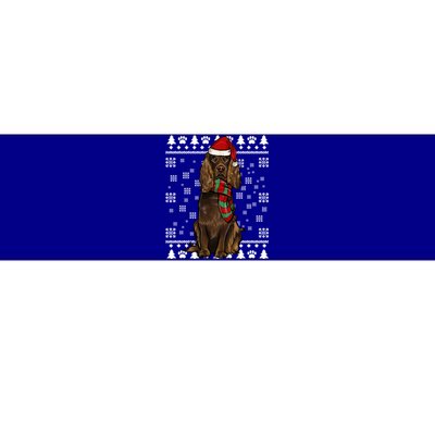 Boykin Spaniel Dog Santa Hat Xmas Ugly Christmas Gift Bumper Sticker