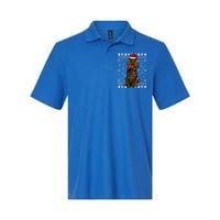 Boykin Spaniel Dog Santa Hat Xmas Ugly Christmas Gift Softstyle Adult Sport Polo