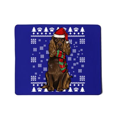 Boykin Spaniel Dog Santa Hat Xmas Ugly Christmas Gift Mousepad