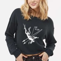 Bhop Saut De Lapin Cropped Pullover Crew