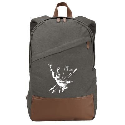 Bhop Saut De Lapin Cotton Canvas Backpack