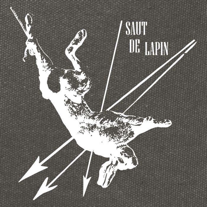 Bhop Saut De Lapin Cotton Canvas Backpack