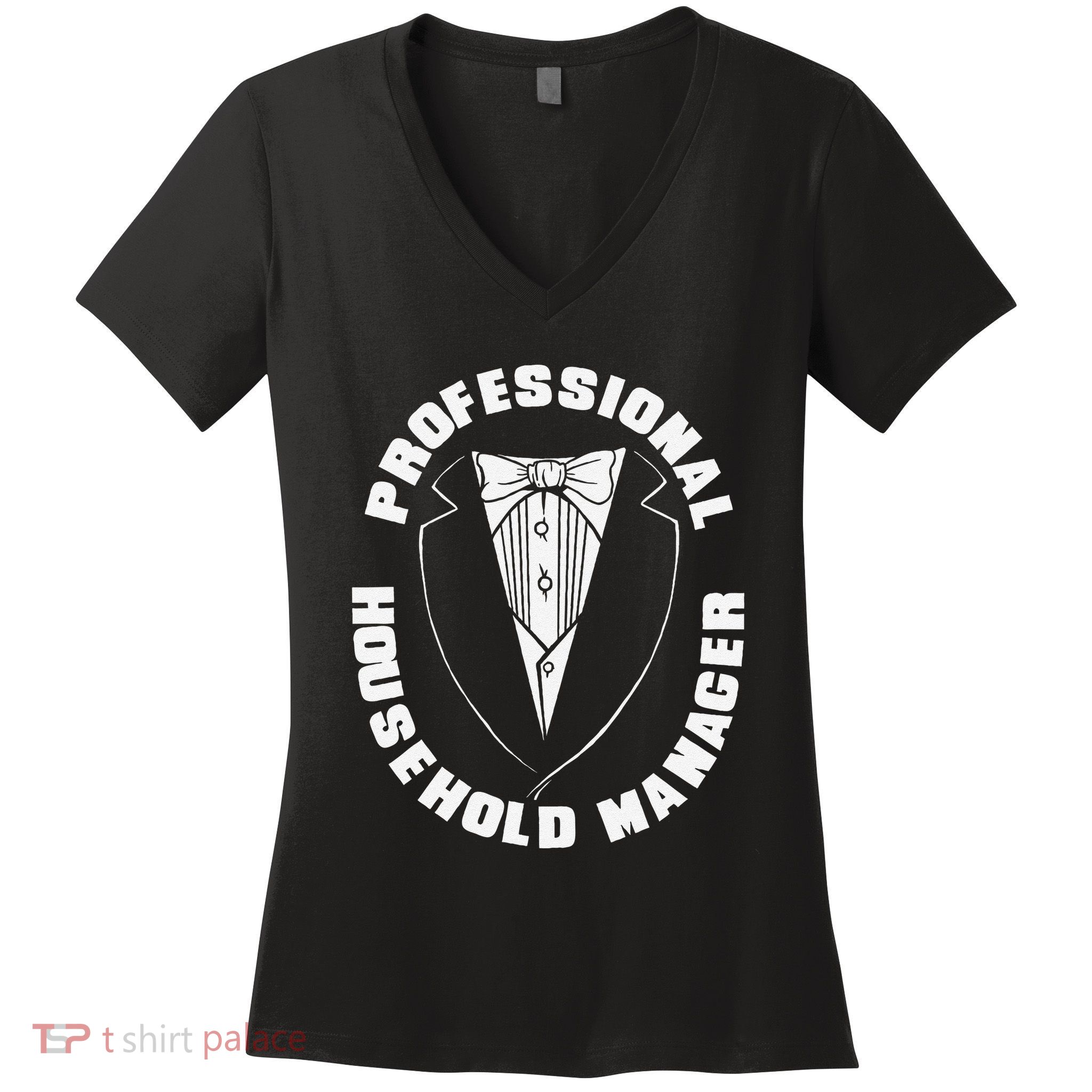Butler Service Estate Household Butler Women's V-Neck T-Shirt