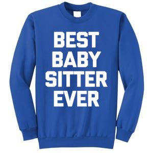 Best Sitter Ever Gift Funny Saying Sarcastic Sitter Great Gift Sweatshirt