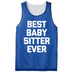 Best Sitter Ever Gift Funny Saying Sarcastic Sitter Great Gift Mesh Reversible Basketball Jersey Tank