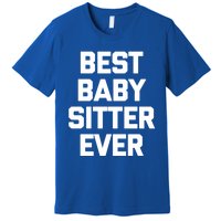 Best Sitter Ever Gift Funny Saying Sarcastic Sitter Great Gift Premium T-Shirt