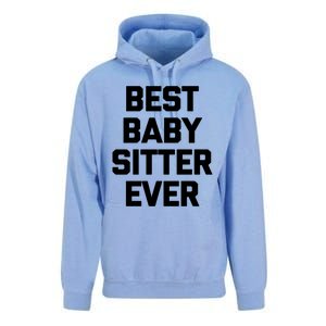 Best Sitter Ever Gift Funny Saying Sarcastic Sitter Great Gift Unisex Surf Hoodie