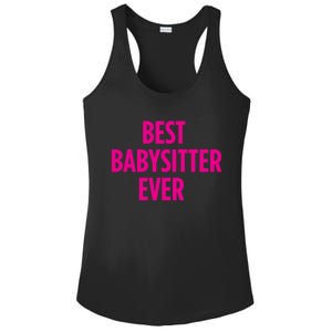 Best Sitter Ever Cute Gift Ladies PosiCharge Competitor Racerback Tank