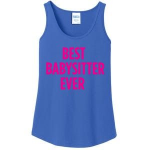 Best Sitter Ever Cute Gift Ladies Essential Tank