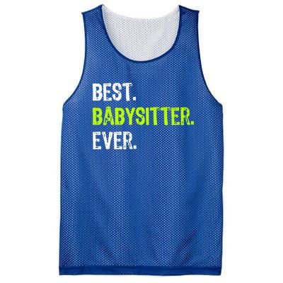 Best Sitter Ever Cute Gift Mesh Reversible Basketball Jersey Tank