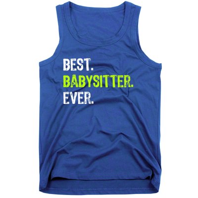 Best Sitter Ever Cute Gift Tank Top