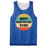 Best Sitter Ever Funny Gift Mesh Reversible Basketball Jersey Tank