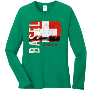 Basel Switzerland Europe Ladies Long Sleeve Shirt