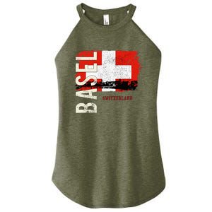 Basel Switzerland Europe Women's Perfect Tri Rocker Tank