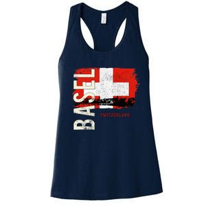 Basel Switzerland Europe Women's Racerback Tank