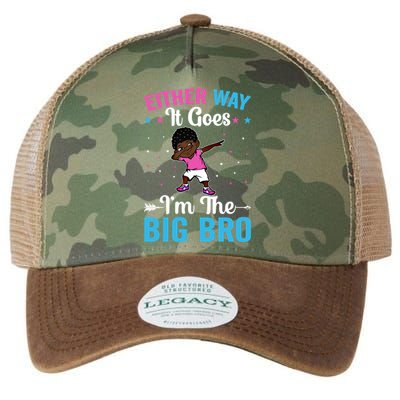 Brother Sibling Either Way It Goes Funny Gift I'm The Big Bro Gift Legacy Tie Dye Trucker Hat