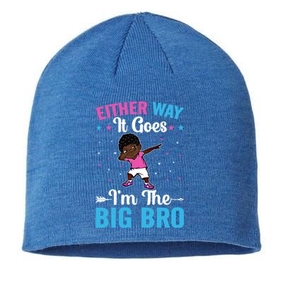 Brother Sibling Either Way It Goes Funny Gift I'm The Big Bro Gift Sustainable Beanie