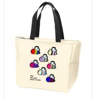 Bee Swarm Essential Bee Who You Want To Bee Zip Tote Bag
