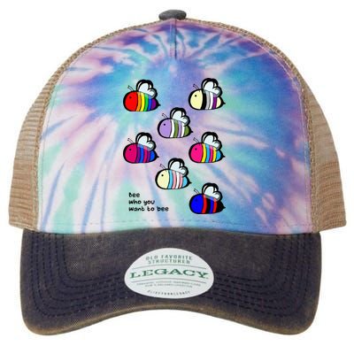 Bee Swarm Essential Bee Who You Want To Bee Legacy Tie Dye Trucker Hat