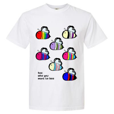 Bee Swarm Essential Bee Who You Want To Bee Garment-Dyed Heavyweight T-Shirt