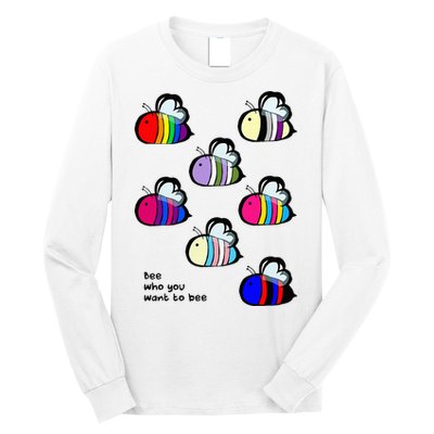 Bee Swarm Essential Bee Who You Want To Bee Long Sleeve Shirt