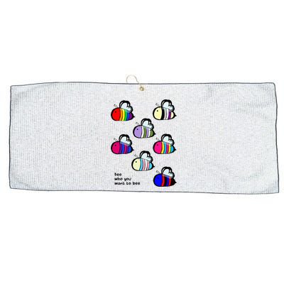 Bee Swarm Essential Bee Who You Want To Bee Large Microfiber Waffle Golf Towel