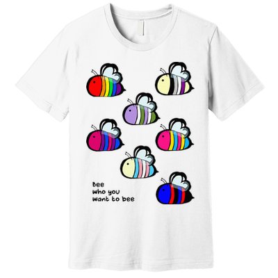 Bee Swarm Essential Bee Who You Want To Bee Premium T-Shirt