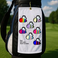 Bee Swarm Essential Bee Who You Want To Bee Golf Towel