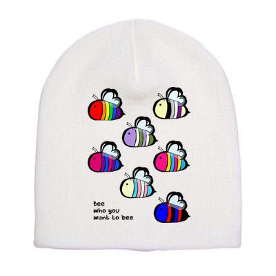 Bee Swarm Essential Bee Who You Want To Bee Short Acrylic Beanie