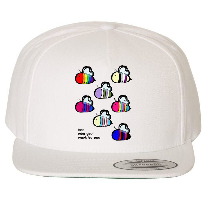 Bee Swarm Essential Bee Who You Want To Bee Wool Snapback Cap