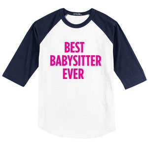 Best Sitter Ever Gift Baseball Sleeve Shirt