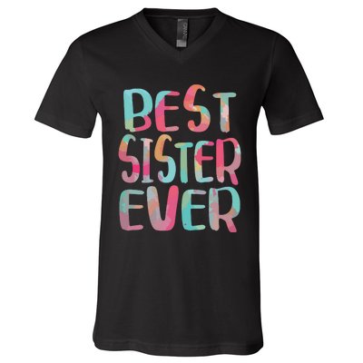 Best Sister Ever Mothers Day V-Neck T-Shirt