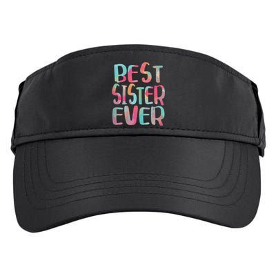 Best Sister Ever Mothers Day Adult Drive Performance Visor