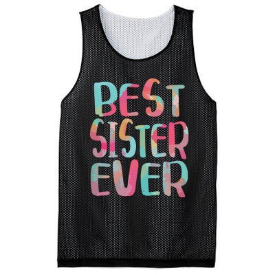 Best Sister Ever Mothers Day Mesh Reversible Basketball Jersey Tank