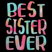 Best Sister Ever Mothers Day Zip Tote Bag