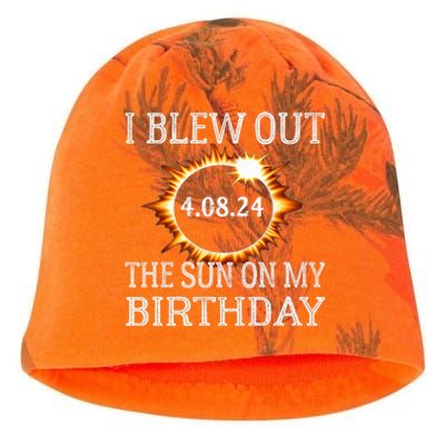 Birthday Solar Eclipse I Blew Out The Sun On My Birthday Kati - Camo Knit Beanie