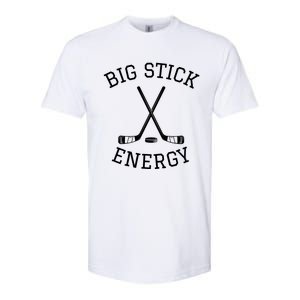 Big Stick Energy Play Hockey Sticks Great Gift Softstyle CVC T-Shirt