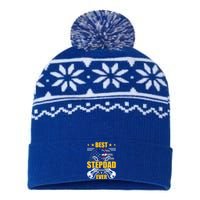 Best Stepdad Ever Guitarist Guitar Lover Stepdad Gift USA-Made Snowflake Beanie