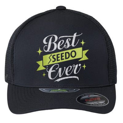 Best Seedo Ever Great Gift Arabic Grandpa Great Gift Flexfit Unipanel Trucker Cap