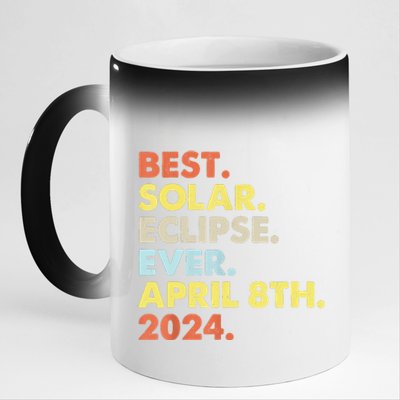 Best Solar Eclipse Ever April 8th 2024 Totality Astronomy 11oz Black Color Changing Mug