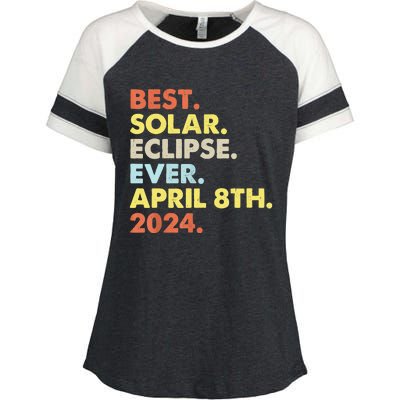 Best Solar Eclipse Ever April 8th 2024 Totality Astronomy Enza Ladies Jersey Colorblock Tee