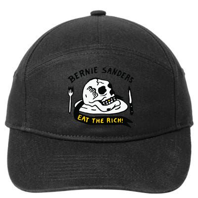 Bernie Sanders Eat The Rich 7-Panel Snapback Hat